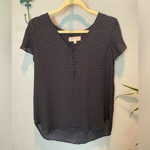 Day at the Office Polka Dot Blouse